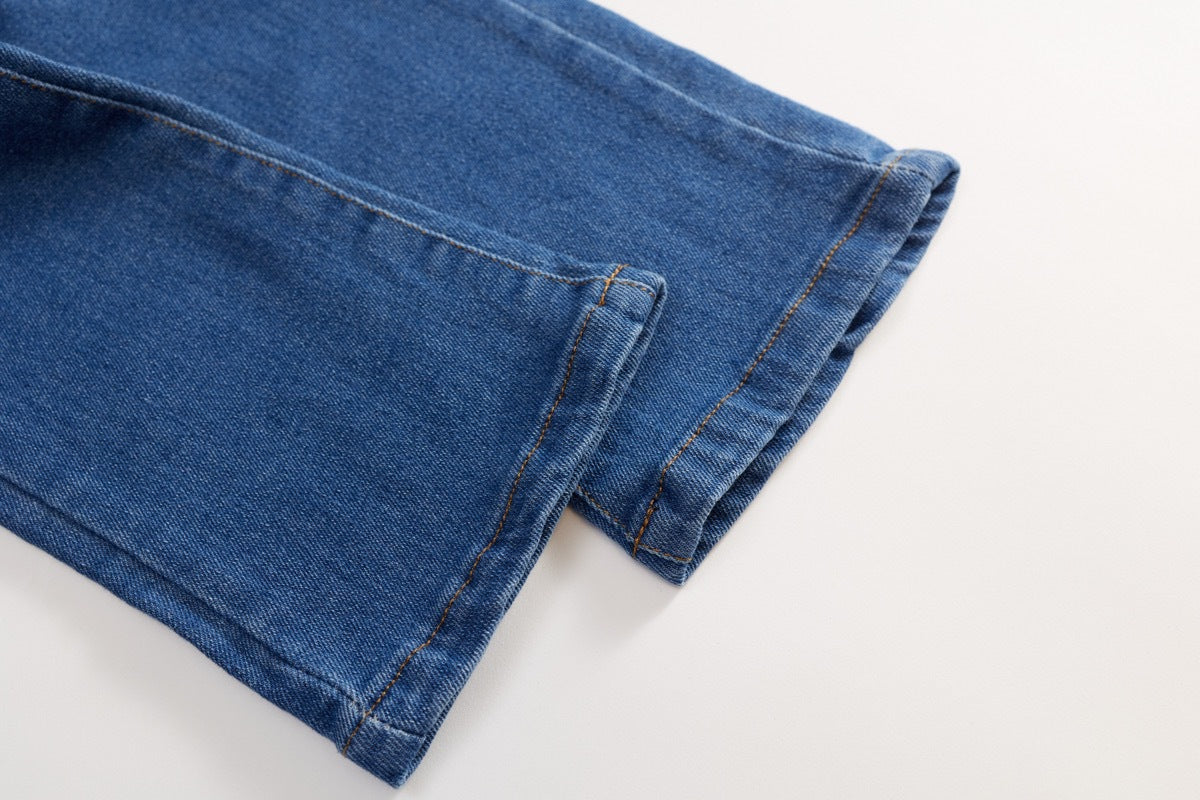 Girls Crop Boots cut jeans 2024