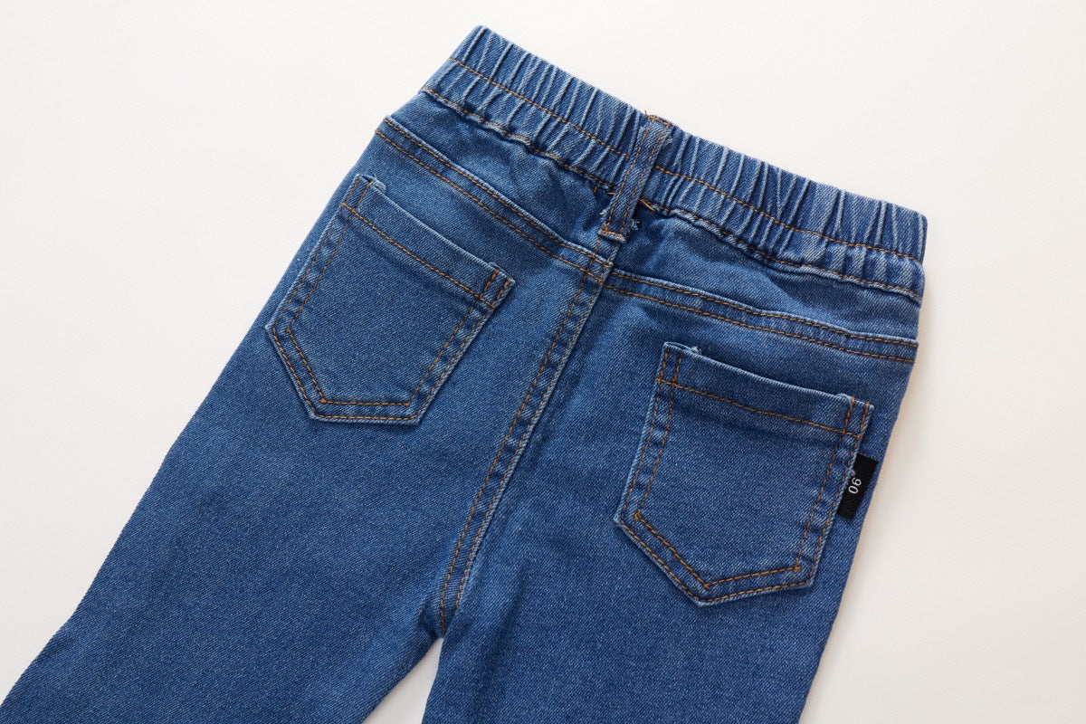 Girls Crop Boots cut jeans 2024